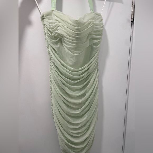 Babaton Luxor Ruched Halter Dress - Picture 4 of 6